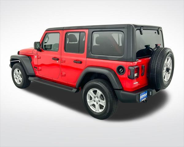 used 2021 Jeep Wrangler Unlimited car, priced at $32,350