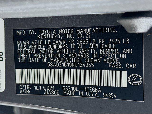 used 2022 Lexus ES 350 car, priced at $28,497