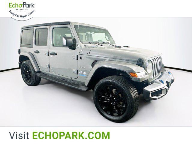 used 2022 Jeep Wrangler Unlimited 4xe car, priced at $27,987