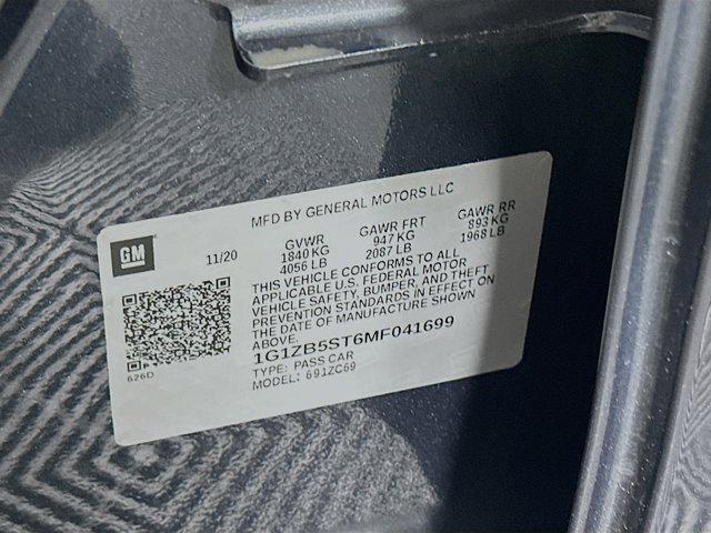 used 2021 Chevrolet Malibu car, priced at $17,997