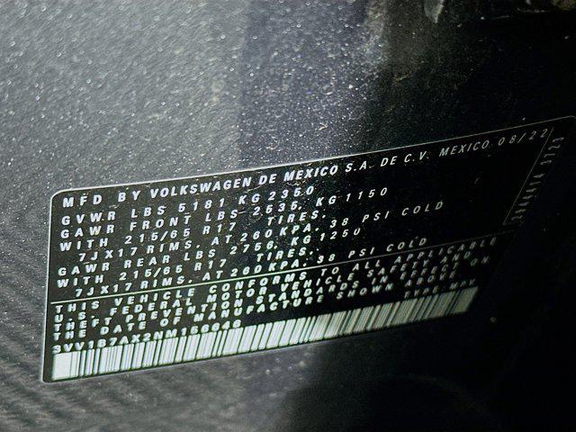 used 2022 Volkswagen Tiguan car, priced at $18,796