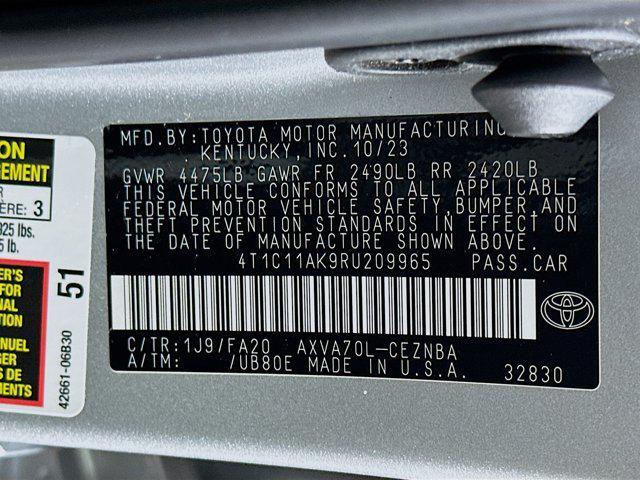 used 2024 Toyota Camry car, priced at $20,987