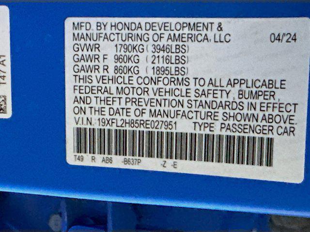 used 2024 Honda Civic car, priced at $24,996