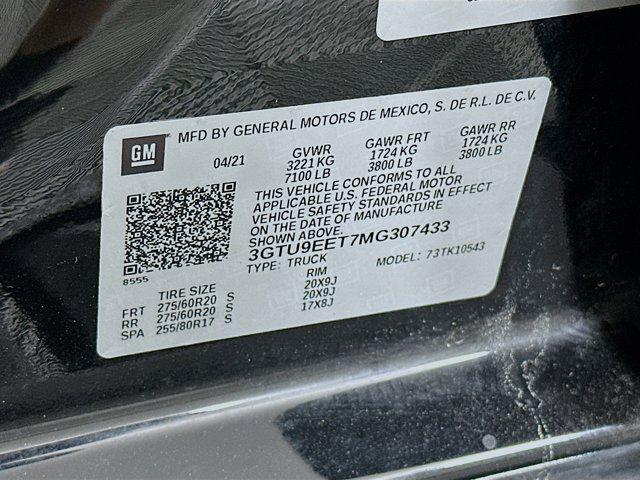 used 2021 GMC Sierra 1500 car, priced at $37,499