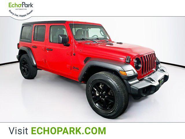 used 2021 Jeep Wrangler Unlimited car, priced at $27,487