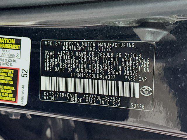 used 2020 Toyota Camry car, priced at $19,987