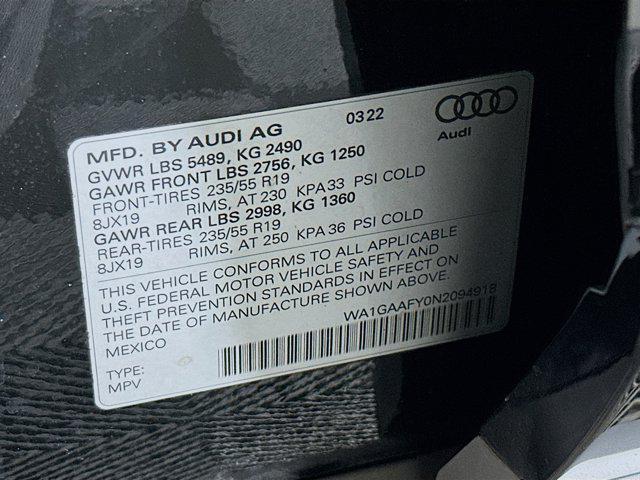 used 2022 Audi Q5 car, priced at $27,297