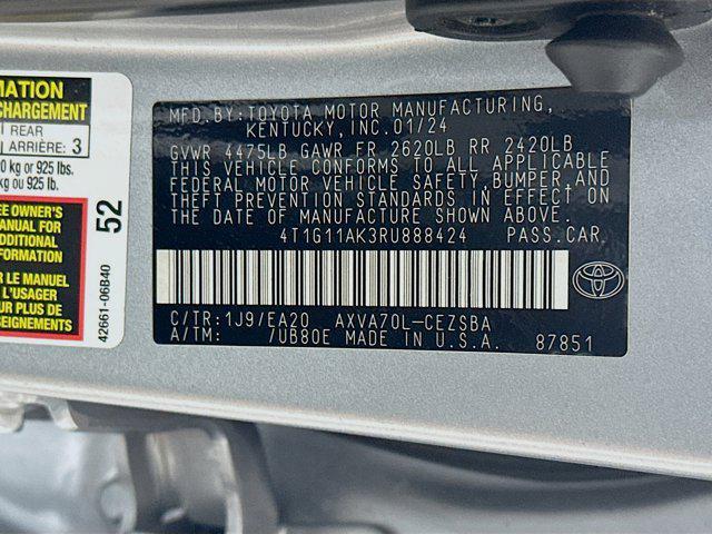 used 2024 Toyota Camry car, priced at $24,297