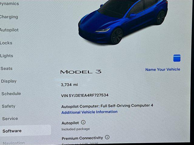used 2024 Tesla Model 3 car, priced at $30,997