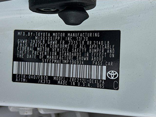 used 2021 Toyota Corolla car, priced at $18,697