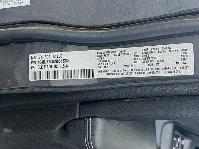 used 2022 Jeep Grand Cherokee L car, priced at $28,987