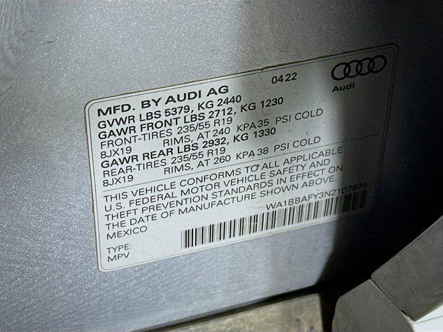 used 2022 Audi Q5 car, priced at $27,596