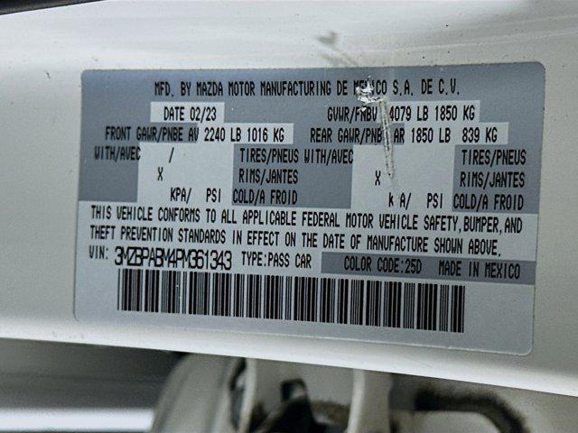 used 2023 Mazda Mazda3 car, priced at $19,397