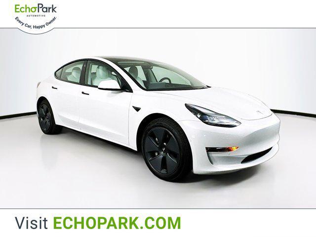 used 2022 Tesla Model 3 car, priced at $27,289