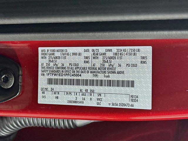 used 2023 Ford F-150 car, priced at $49,987