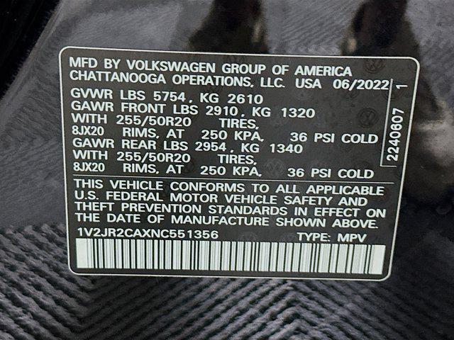 used 2022 Volkswagen Atlas car, priced at $26,787