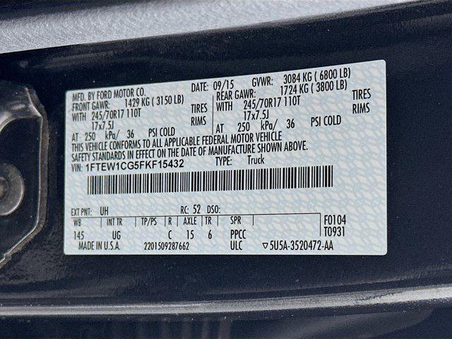 used 2015 Ford F-150 car, priced at $16,797