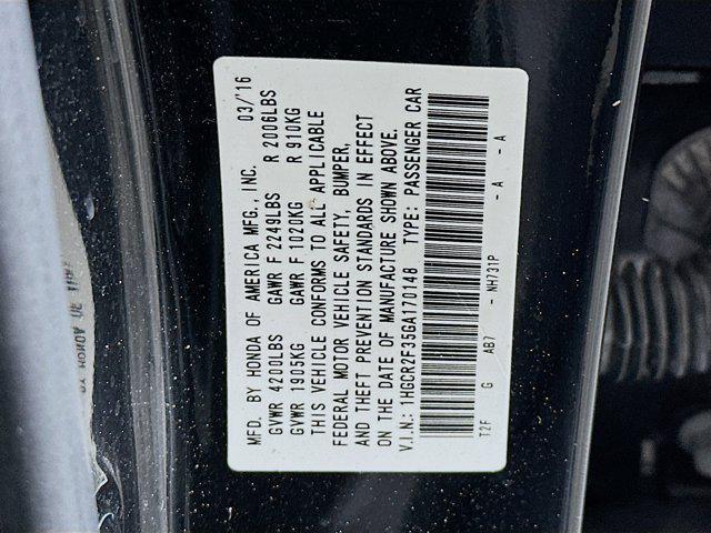 used 2016 Honda Accord car, priced at $13,999