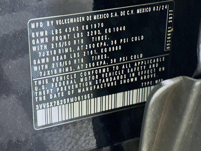 used 2024 Volkswagen Taos car, priced at $19,896