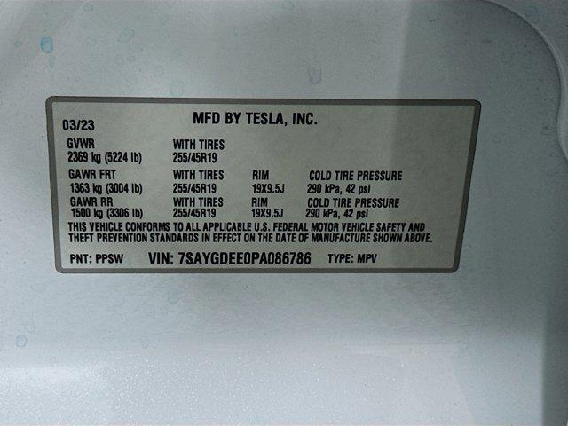 used 2023 Tesla Model Y car, priced at $29,797