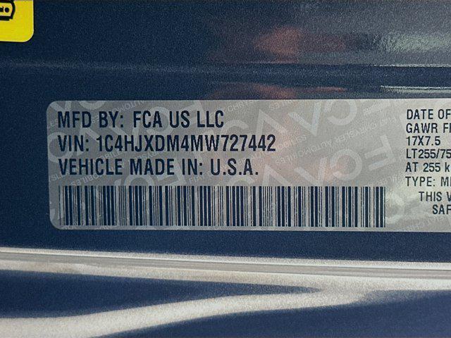 used 2021 Jeep Wrangler car, priced at $29,497