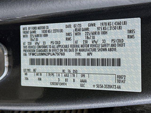 used 2023 Ford Escape car, priced at $20,297