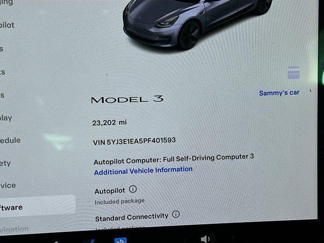 used 2023 Tesla Model 3 car, priced at $25,797