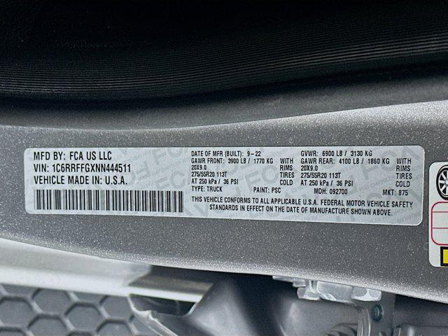 used 2022 Ram 1500 car, priced at $32,496