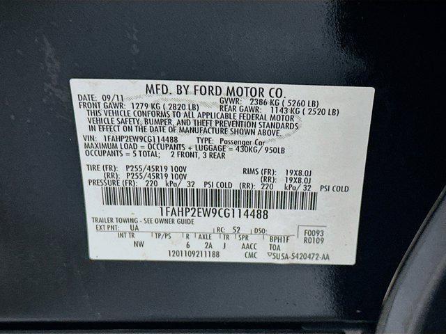 used 2012 Ford Taurus car, priced at $4,996