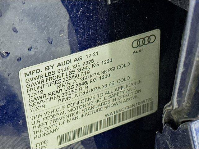 used 2022 Audi Q3 car, priced at $27,897