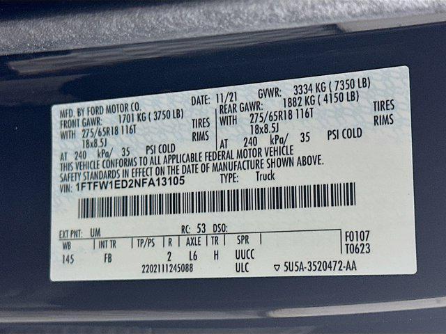 used 2022 Ford F-150 car, priced at $36,797