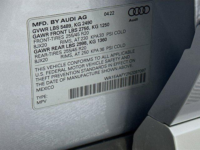used 2022 Audi Q5 car, priced at $31,997