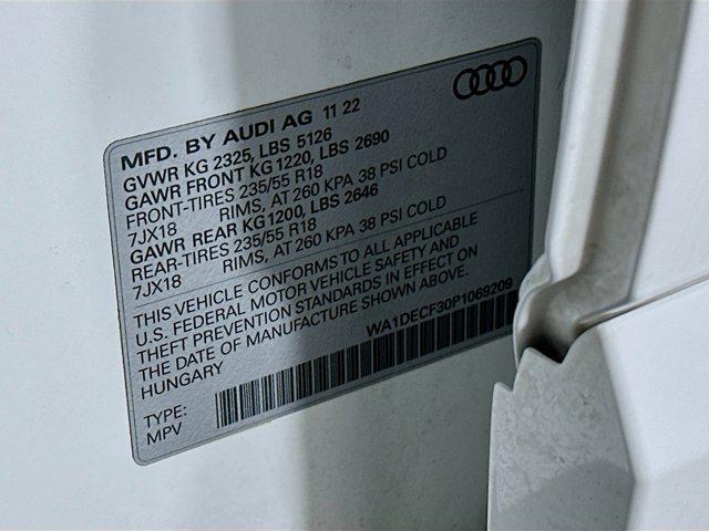 used 2023 Audi Q3 car, priced at $25,189