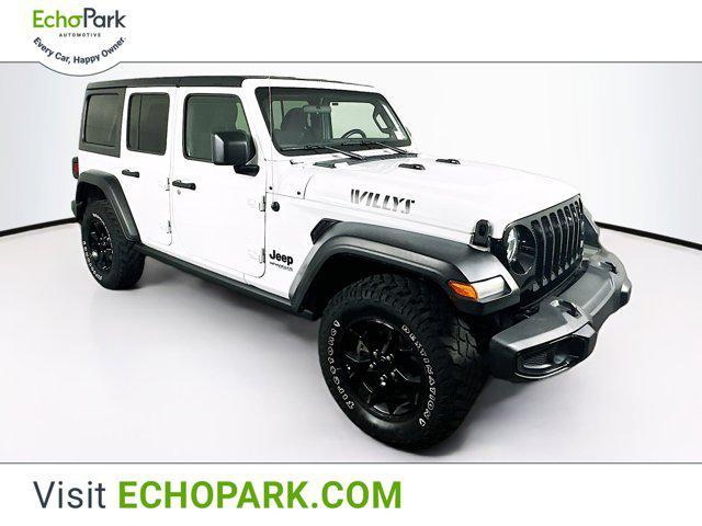 used 2021 Jeep Wrangler car, priced at $29,797