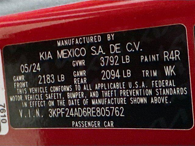 used 2024 Kia Forte car, priced at $15,987