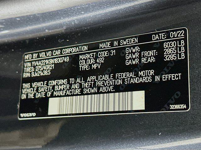 used 2022 Volvo XC90 car, priced at $35,797