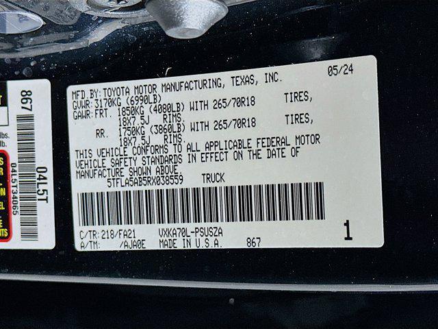used 2024 Toyota Tundra car, priced at $41,997