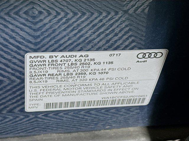 used 2018 Audi Q3 car, priced at $12,696