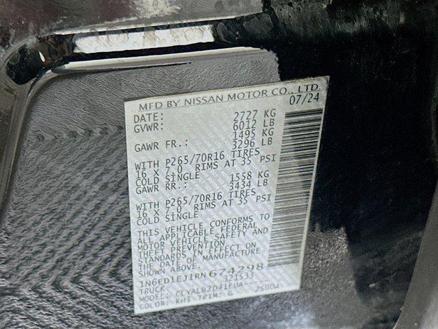 used 2024 Nissan Frontier car, priced at $25,996