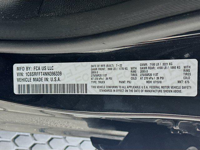 used 2022 Ram 1500 car, priced at $34,987