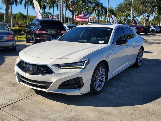 used 2021 Acura TLX car, priced at $24,188