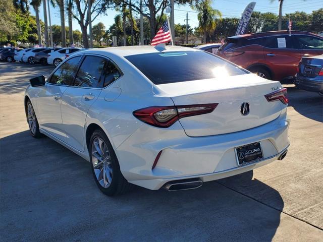 used 2021 Acura TLX car, priced at $24,188