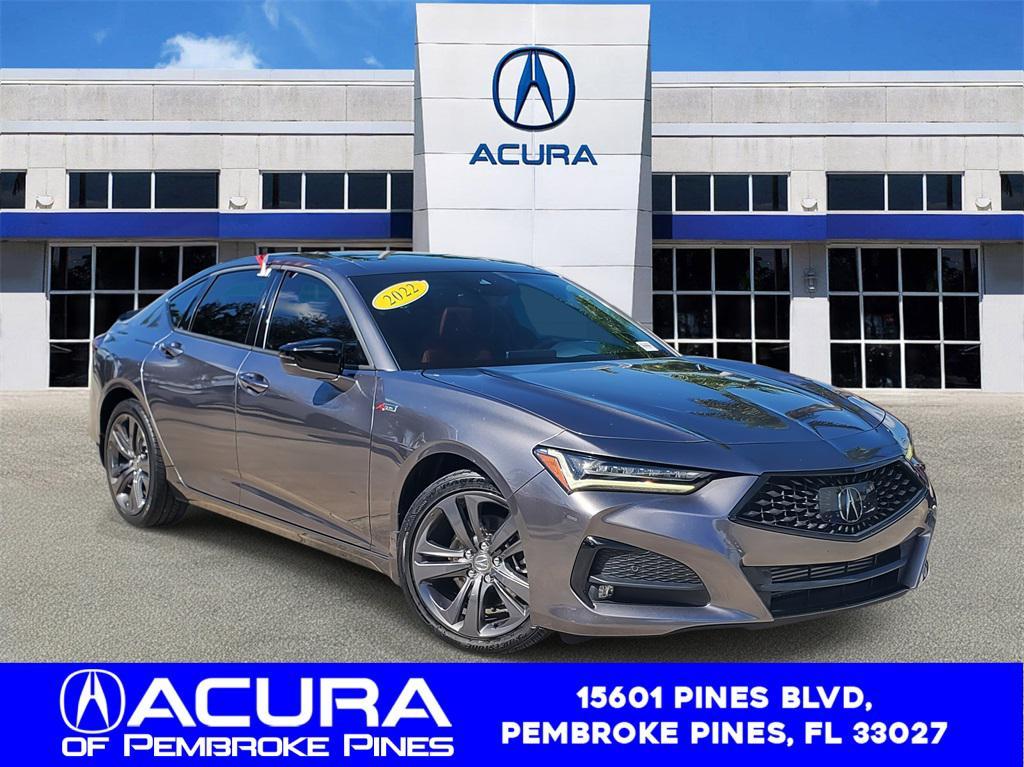 used 2022 Acura TLX car, priced at $31,288