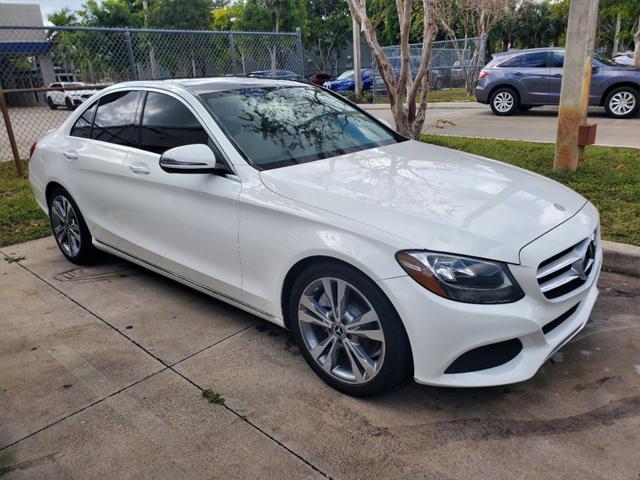 used 2018 Mercedes-Benz C-Class car, priced at $14,188