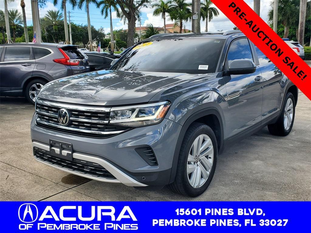 used 2021 Volkswagen Atlas Cross Sport car, priced at $19,088