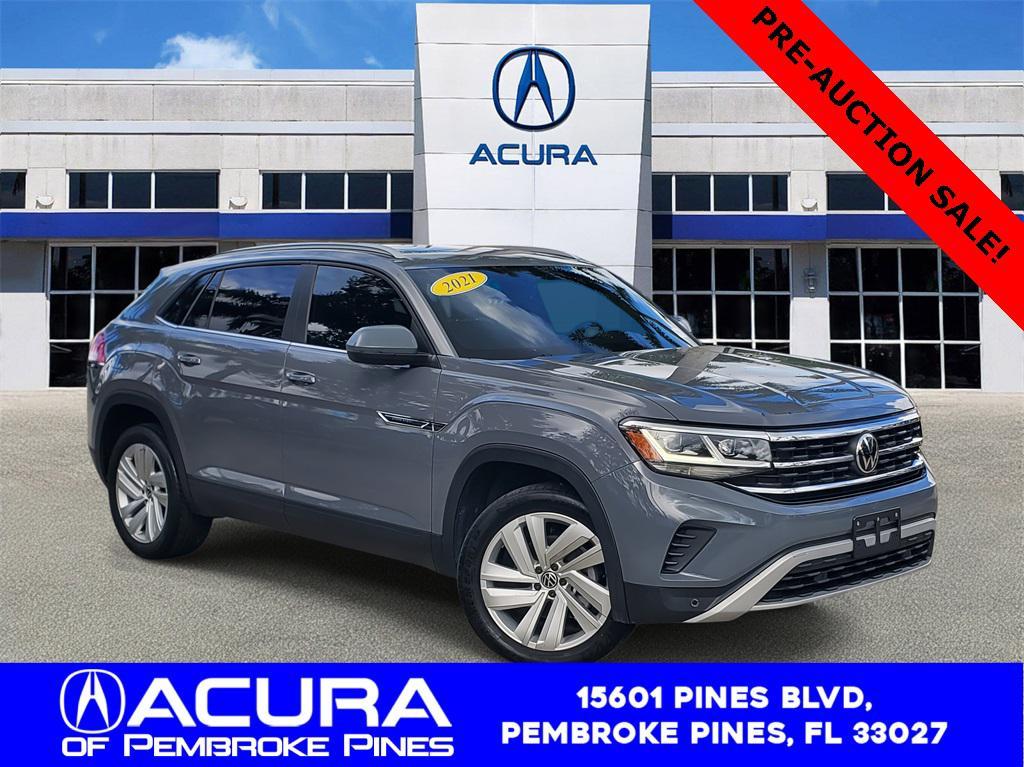 used 2021 Volkswagen Atlas Cross Sport car, priced at $19,088