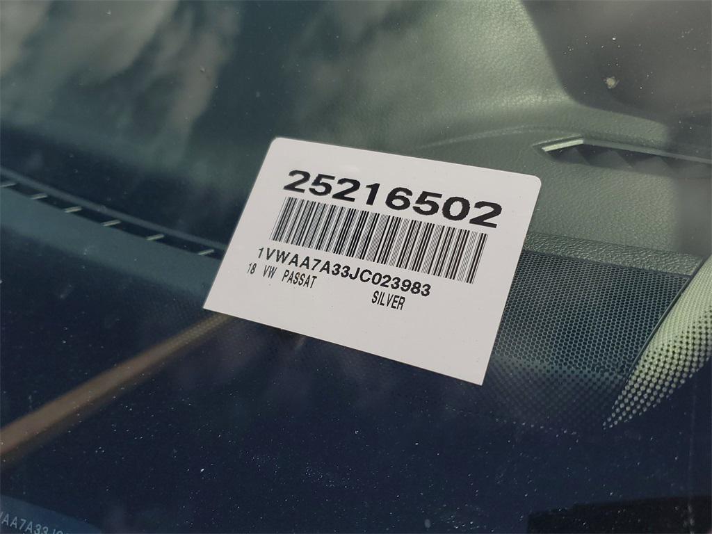 used 2018 Volkswagen Passat car, priced at $8,998