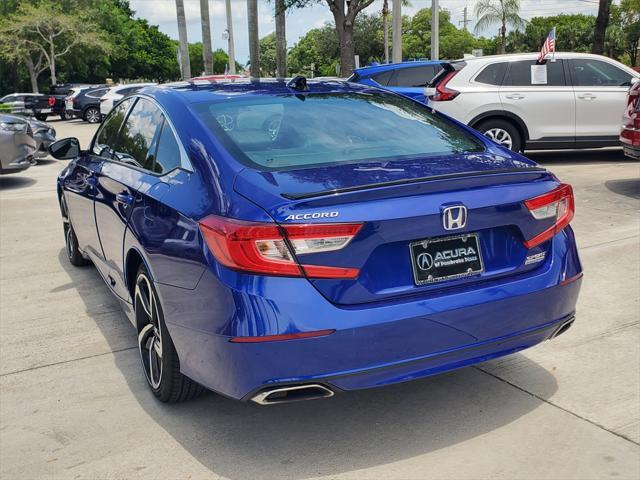 used 2022 Honda Accord car, priced at $24,998
