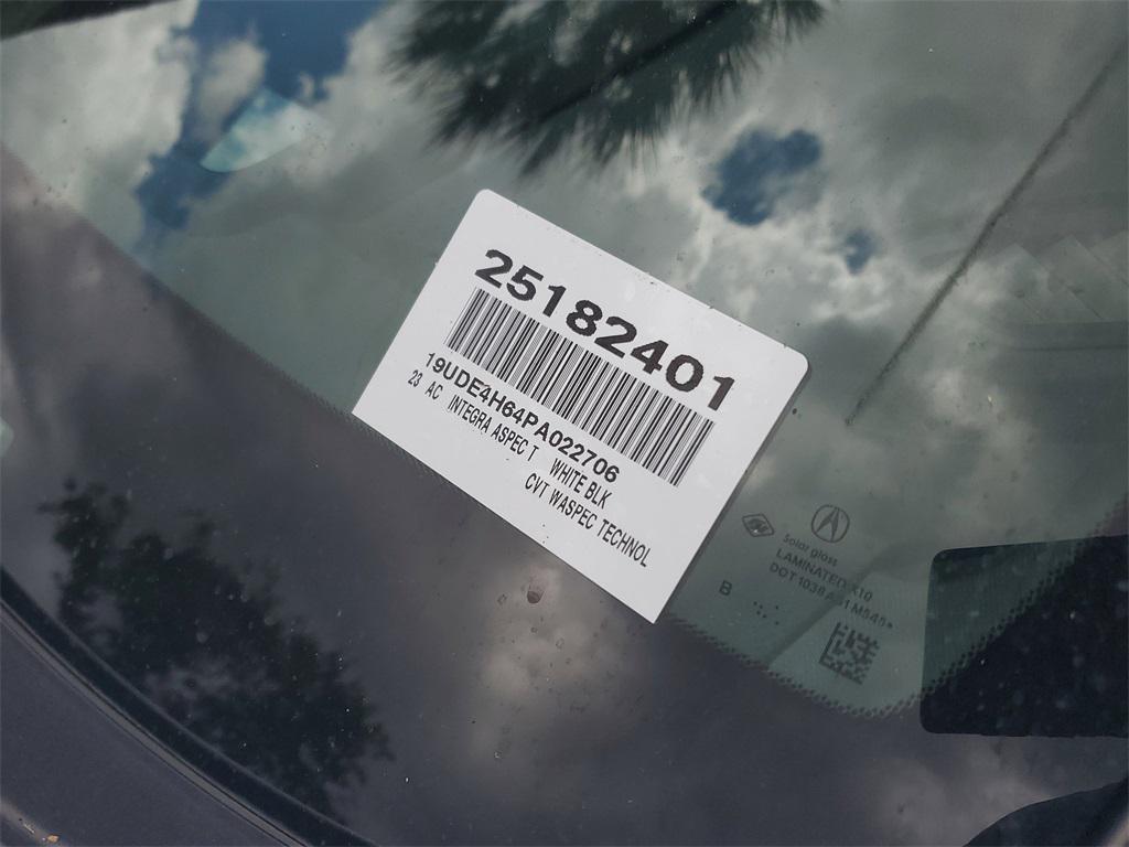 used 2023 Acura Integra car, priced at $27,388