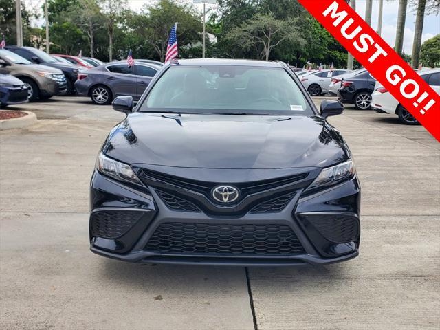 used 2021 Toyota Camry car, priced at $23,588